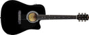 Fender Acoustic Guitar Fender SA-105Ce, Dreadnought Cutaway, Black 0930307006 - SA 105CE DREADNOUGHT CUTAWAY Buy on Feesheh