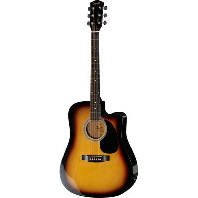 Fender Acoustic Guitar Fender SA-105CE Dreadnought Cutaway - Sunburst 0930307032 - SA 105CE DREADNOUGHT CUTAWAY Buy on Feesheh