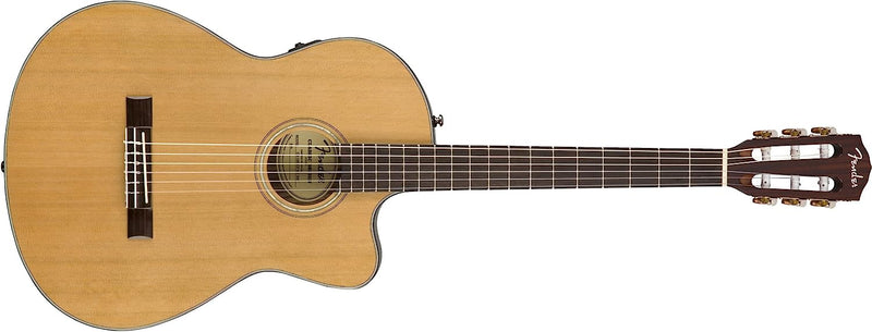 Fender Acoustic Guitar Natural Fender CN-140SCE Classical Thinline Acoustic Electric Guitar /Case 970,264,321 Buy on Feesheh