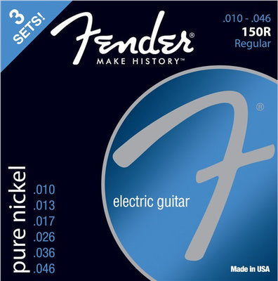 Fender Fender 150R Pure Nickel Wound .010-.046 Electric Guitar Strings 0730150406 Buy on Feesheh