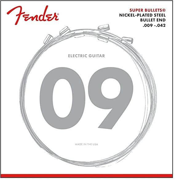 Fender Fender 3250L Super Bullets Nickel Steel Electric Strings - .009-.042 Light 0733250403 Buy on Feesheh