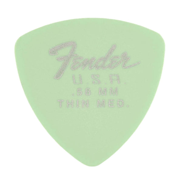 Fender Fender 346 Dura-Tone Derlin Guitar Picks 12-Pack .58 Surf Green 1987346750 Buy on Feesheh