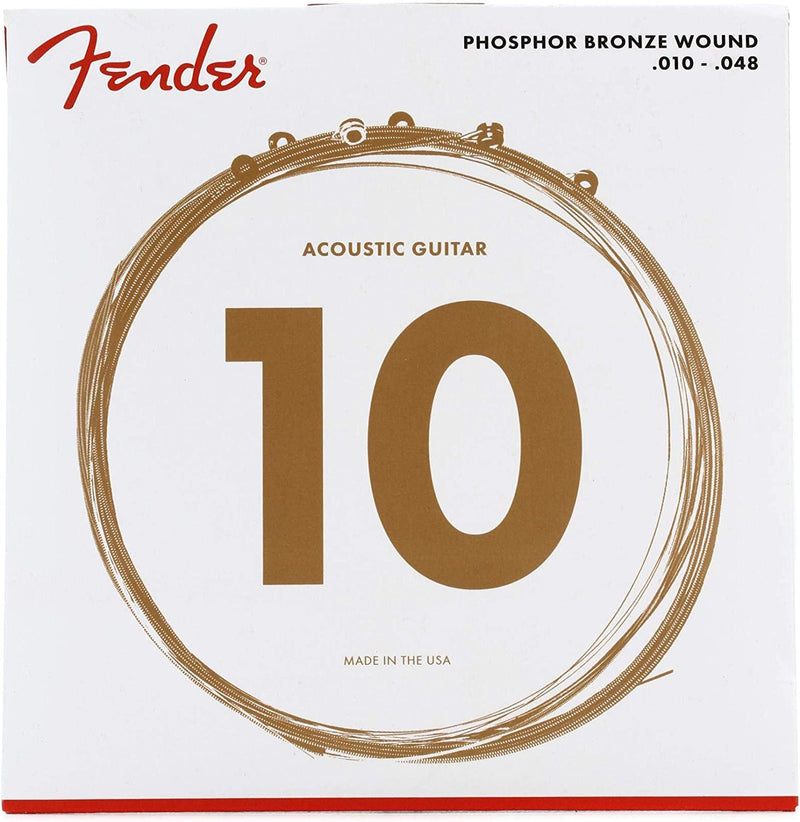 fender Fender 60XL Acoustic Guitar Phosphor Bronze Ball End Strings, 10-48 0730060402 Buy on Feesheh