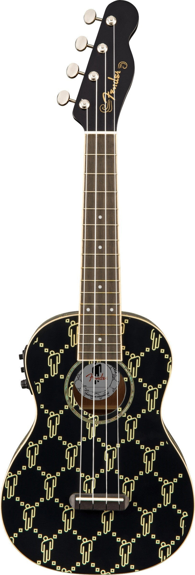 Fender Fender Billie Eilish Ukulele, Walnut Fingerboard, Black 0971752106 Buy on Feesheh