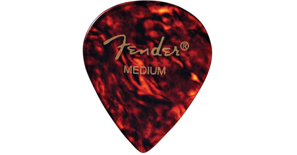 Fender Fender Classic Celluloid Guitar Picks 551 Shape, Tortoise Shell, Thin, 12-Pack 1980551700 Buy on Feesheh