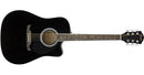 Fender Fender FA-125CE Dreadnought Walnut Electro Acoustic Guitar Black 0971113506 Buy on Feesheh
