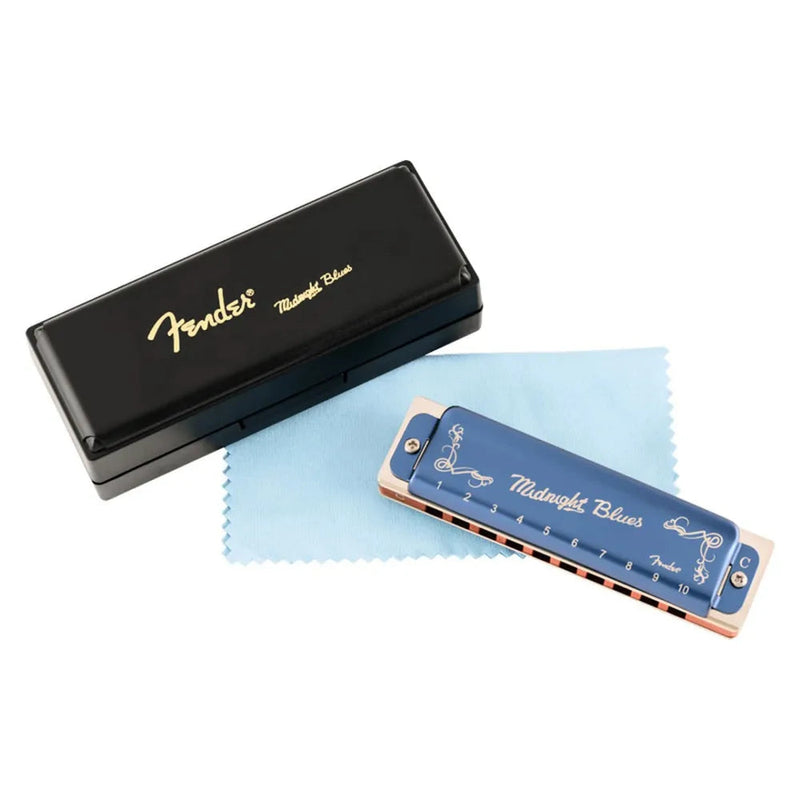 Fender Fender Midnight Blues Harmonica - Key of C w/ Carrying Case 0990702101 Buy on Feesheh