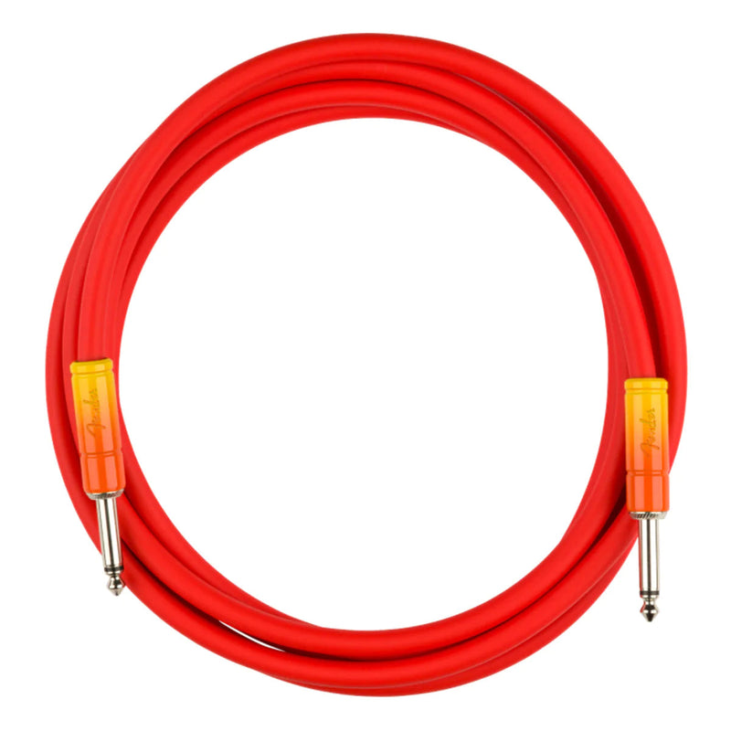 Fender Fender Ombré Series Straight to Straight Instrument Cable - 10 foot, Tequila Sunrise 0990810200 Buy on Feesheh