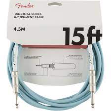 Fender Fender Original Series Straight to Straight Instrument Cable - 15 foot Daphne Blue 0990515003 Buy on Feesheh