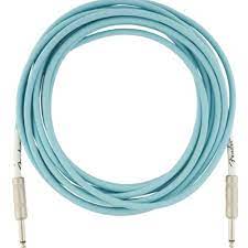 Fender Fender Original Series Straight to Straight Instrument Cable - 18.6 foot Daphne Blue 0990520003 Buy on Feesheh