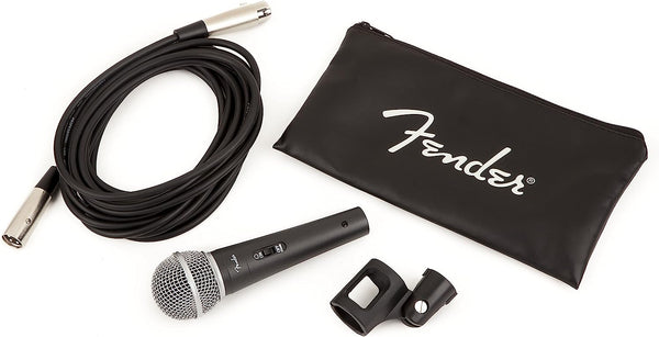 Fender Fender P52S Cardioid Dynamic Microphone Kit, Includes Microphone Cable, Stand Clip, Zippered Pouch 0699023000 Buy on Feesheh