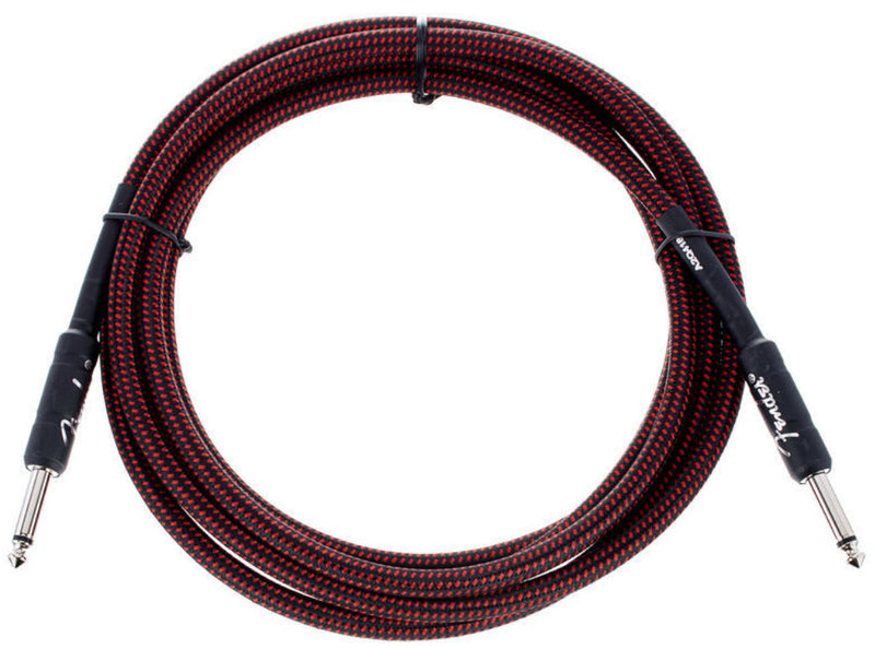 Fender Fender Professional Series Straight to Straight Instrument Cable - 10 foot Red Tweed 0990820061 Buy on Feesheh