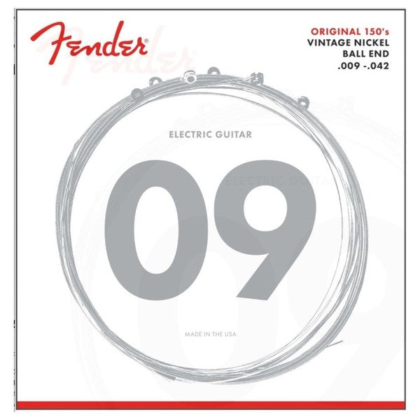 Fender Fender Pure Nickel Wound 150L Light Electric Guitar Strings Ball End 0730150403 Buy on Feesheh