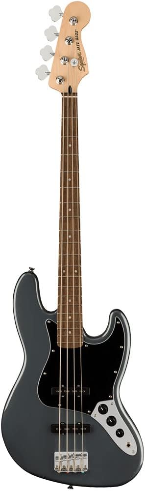 Fender Fender Squier Affinity Series Jazz Bass - Charcoal Frost Metallic with Laurel Fingerboard 0378601569 Buy on Feesheh