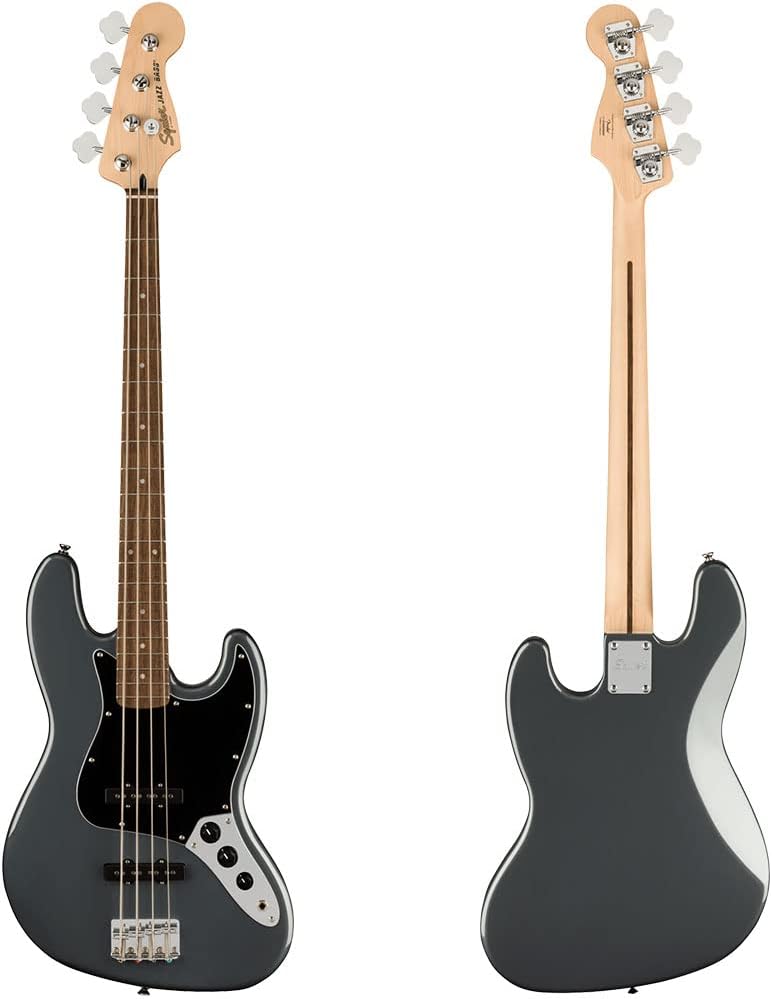 Fender Fender Squier Affinity Series Jazz Bass - Charcoal Frost Metallic with Laurel Fingerboard 0378601569 Buy on Feesheh