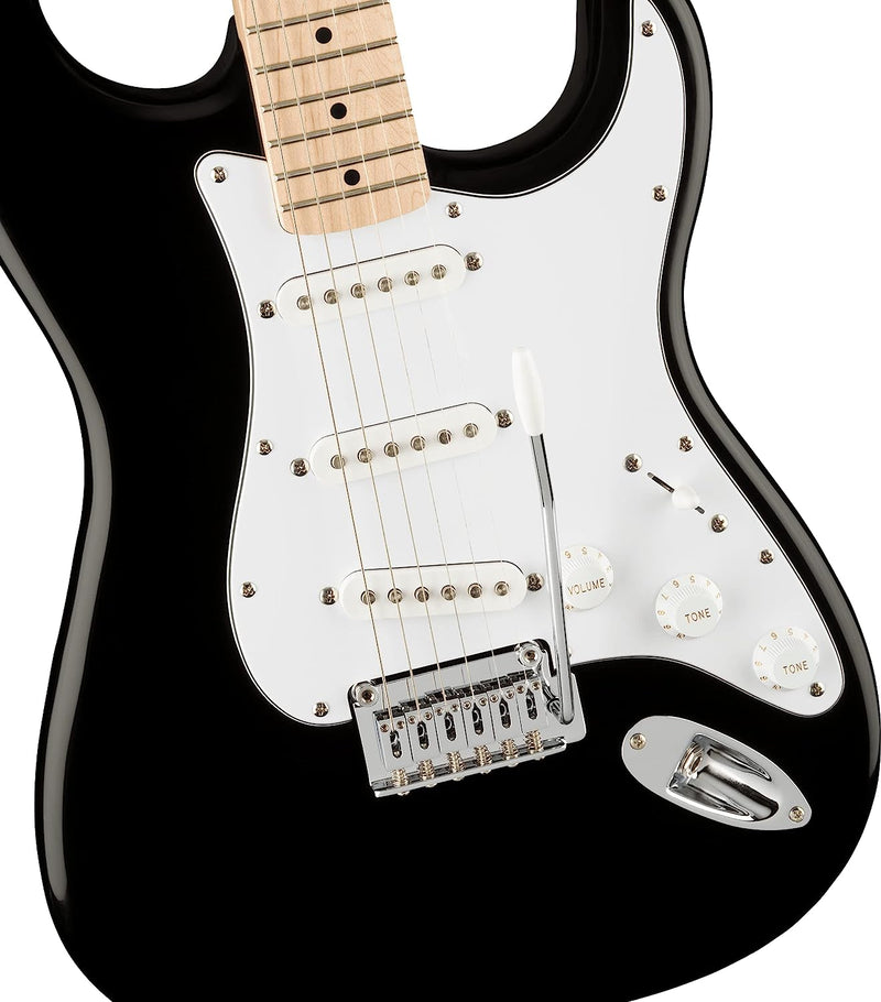 Fender Fender Squier Affinity Series Stratocaster Electric Guitar - Black with Maple Fingerboard 0378002506 Buy on Feesheh