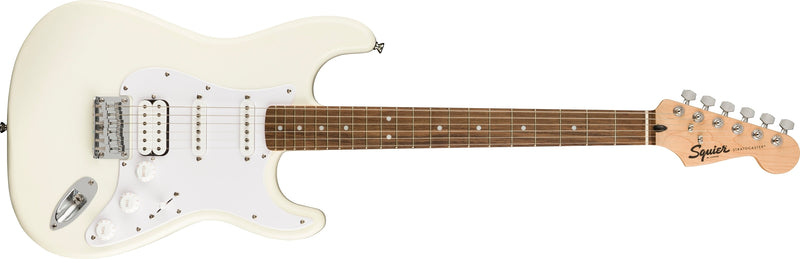 Fender Fender Squier Bullet Stratocaster HSS Electric Guitar, 21 Frets, "C" Shape Neck, Indian Laurel Fingerboard, Hard Tail Bridge, Polyurethane, Arctic White 0371005580 Buy on Feesheh