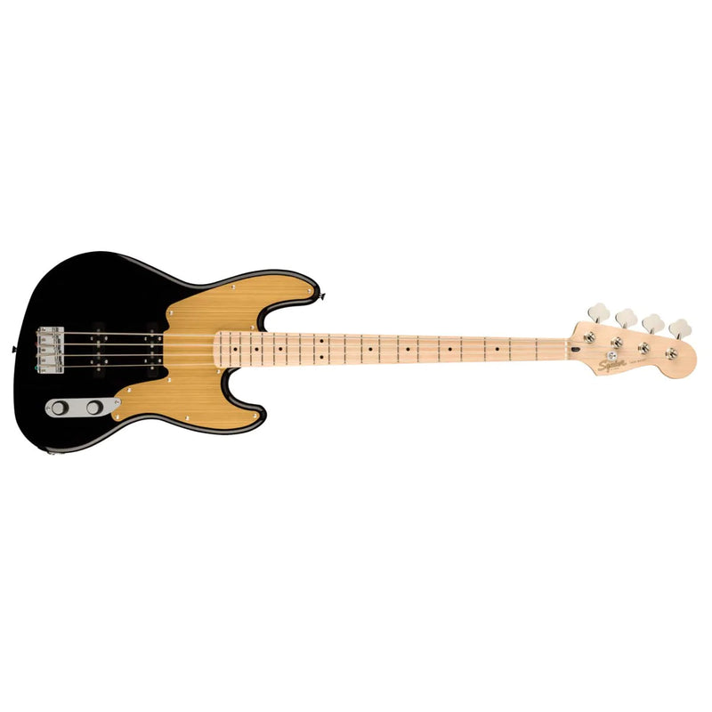fender Fender Squier Paranormal Jazz Bass '54 - Black with Gold Anodized Pickguard 0377100506 Buy on Feesheh
