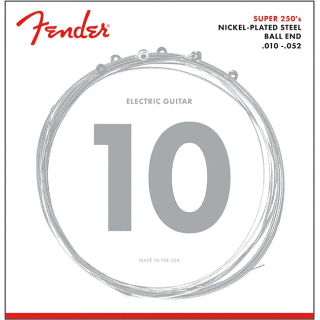 Fender Fender Super 250's Electric Guitar Strings NPS 250RH Regular-Heavy Ball End 10-52 - 0730250407 0730250407 Buy on Feesheh