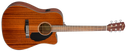 Fender Guitars Fender CD-60SCE Acoustic Guitar w/ Cutaway & Pickup Walnut Fingerboard 0970113022 - CD 60SCE DREAD ALL MAH WN Buy on Feesheh