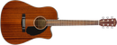 Fender Guitars Fender CD-60SCE Acoustic Guitar w/ Cutaway & Pickup Walnut Fingerboard 0970113022 - CD 60SCE DREAD ALL MAH WN Buy on Feesheh