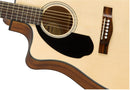 Fender Guitars Fender CD-60SCE Dreadnought Acoustic Guitar - Natural - Left-Handed 0970118021 - CD 60SCE DREAD LH NATURAL WN Buy on Feesheh