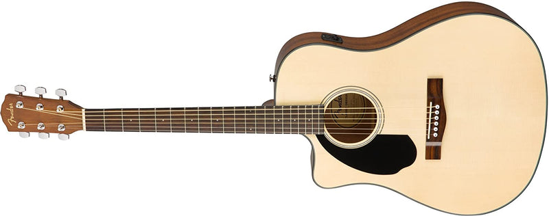Fender Guitars Fender CD-60SCE Dreadnought Acoustic Guitar - Natural - Left-Handed 0970118021 - CD 60SCE DREAD LH NATURAL WN Buy on Feesheh