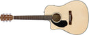 Fender Guitars Fender CD-60SCE Dreadnought Acoustic Guitar - Natural - Left-Handed 0970118021 - CD 60SCE DREAD LH NATURAL WN Buy on Feesheh