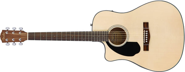 Fender Guitars Fender CD-60SCE Dreadnought Acoustic Guitar - Natural - Left-Handed 0970118021 - CD 60SCE DREAD LH NATURAL WN Buy on Feesheh