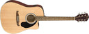 Fender Guitars Fender FA-125CE Dreadnought 6-String Acoustic Guitar, Walnut Fingerboard, Natural 0971113521 - FA125CE DREAD NATURAL WN Buy on Feesheh