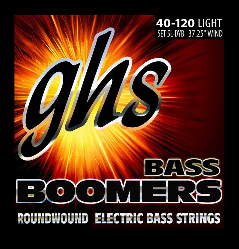 GHS Bass Guitar Strings GHS Boomers Electric Bass Guitar 5-String Light 0.40 - 120 Gauge 5L-DYB Buy on Feesheh