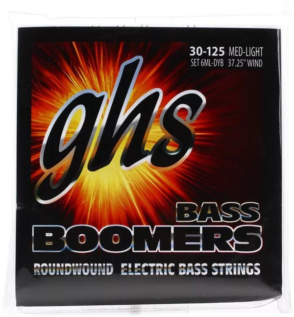 GHS Bass Guitar Strings GHS BoomersElectric Bass Guitar 6-String Medium Light 0.30 - 125 Gauge 6ML-DYB Buy on Feesheh