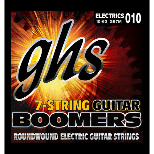 GHS Guitar Strings GHS Boomers Electric Guitar 7-String Medium 0.10 - 0.60 Gauge GB7M Buy on Feesheh