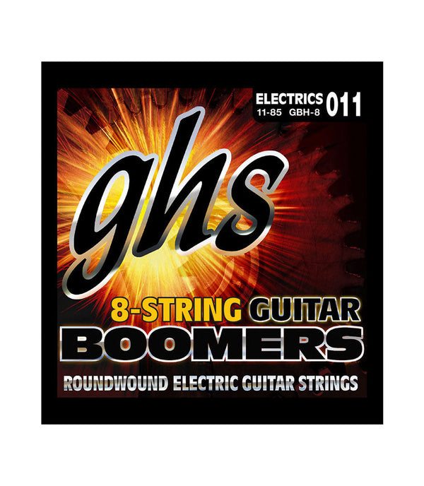 GHS Guitar Strings GHS Electric Guitar 8-String Boomers heavy 0.11 - 0.85 Gauge GBH-8 Buy on Feesheh