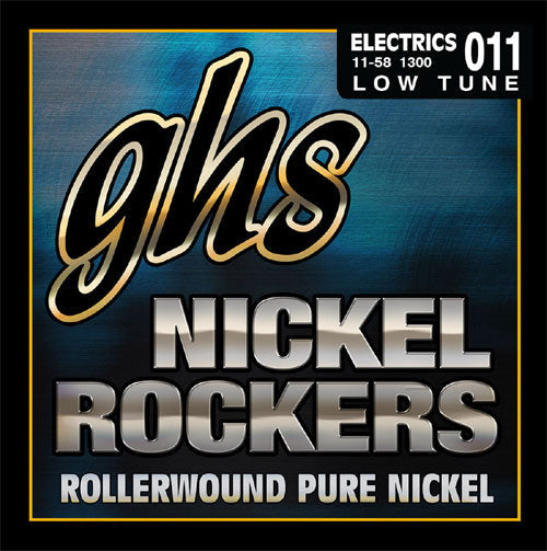 GHS Guitar Strings GHS Nickel Rockers Electric Guitar Strings Low Tuned 0.11 - 0.58 Gauge 1,300 Buy on Feesheh