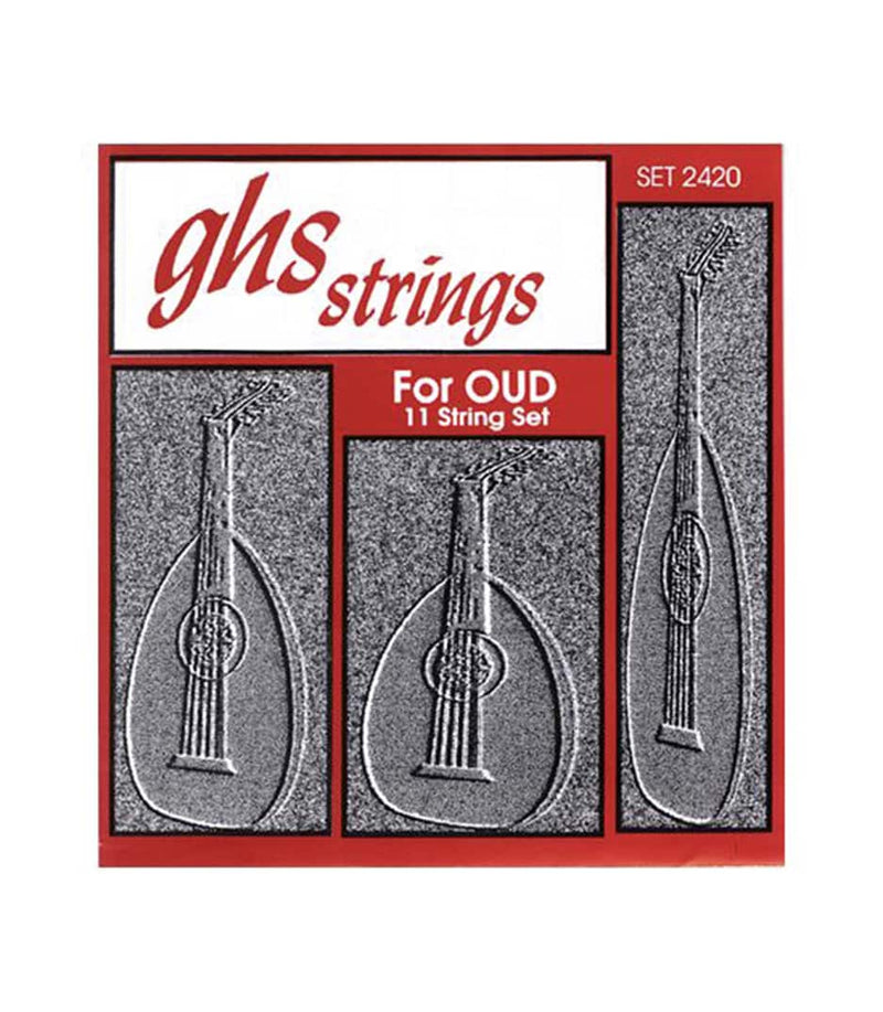 GHS Guitar Strings GHS Oud 11 String Set Nylon, Silverwound 2420 Buy on Feesheh