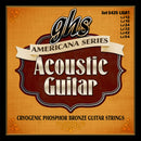 GHS Guitar Strings GHS Phosphor Bronze Acoustic Guitar String Americana Series 0.12 - 0.54 Gauge S425 Buy on Feesheh