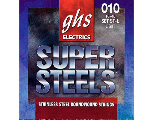 GHS Guitar Strings GHS Super Steel Electric Guitar String Light 0.10 - 0.46 Gauge ST-L Buy on Feesheh