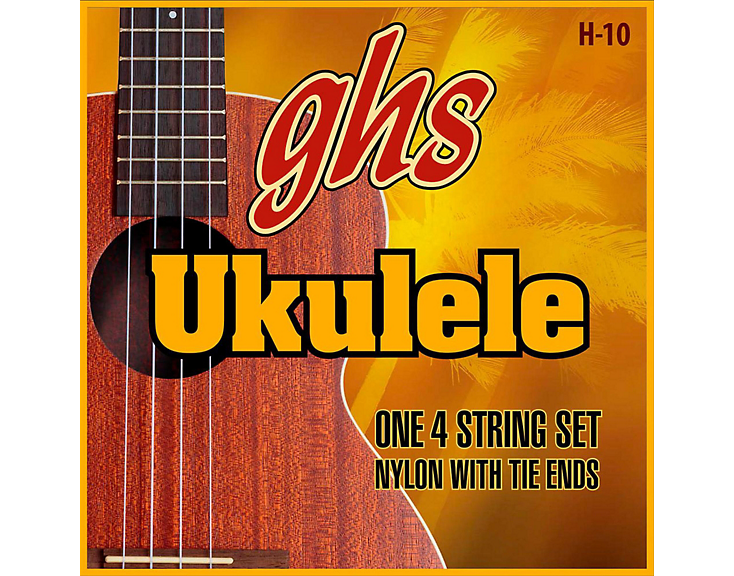 GHS Guitar Strings GHS Ukulele Strings Soprano Concert Black Nylon H-10 Buy on Feesheh