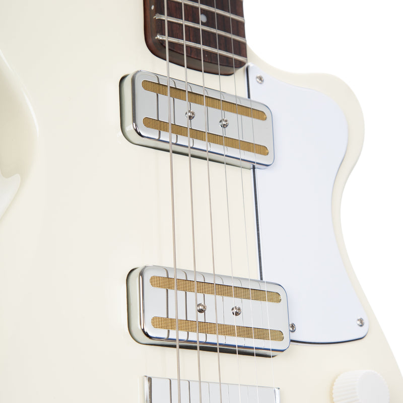 Harmony Electric Guitar Harmony Standard Juno Electric Guitar w/Case, RW FB, Pearl White HMN-0111026101 Buy on Feesheh