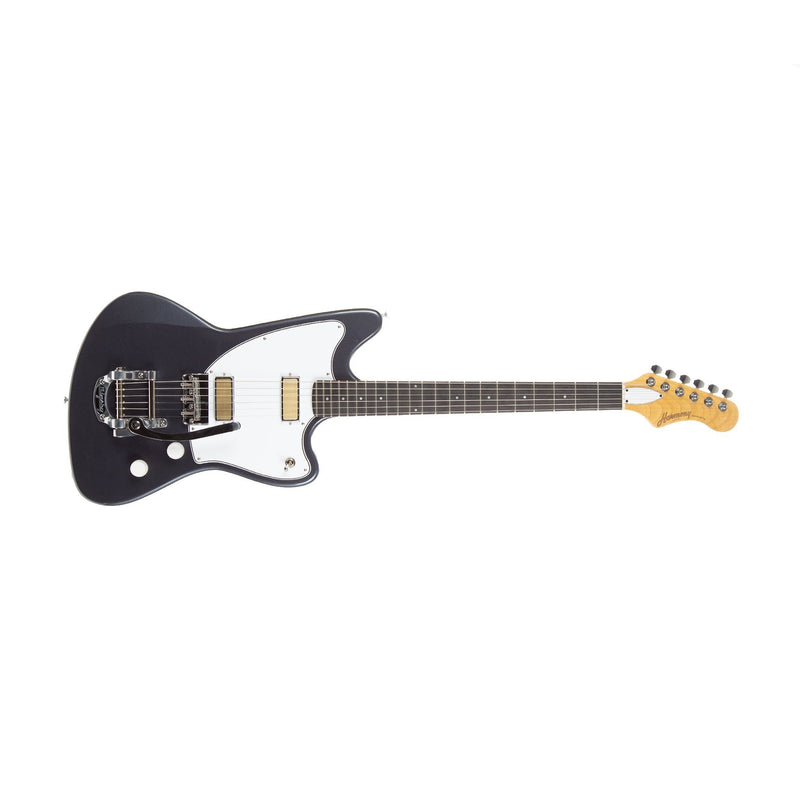 Harmony Electric Guitar Harmony Standard Silhouette w/ Bigsby Electric Guitar w/Case, RW FB, Slate HMN-0111028105 Buy on Feesheh