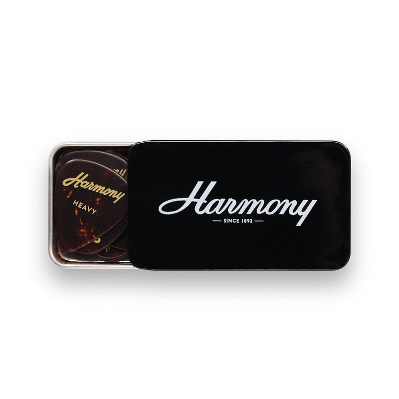 Harmony Guitar Picks Heavy Harmony Celluloid Tortoise Standard Guitar 12 Pick HMN-023003 Buy on Feesheh