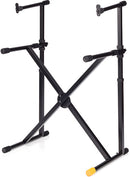Hercules KS210B 2 Tier X Type Keyboard Stand
