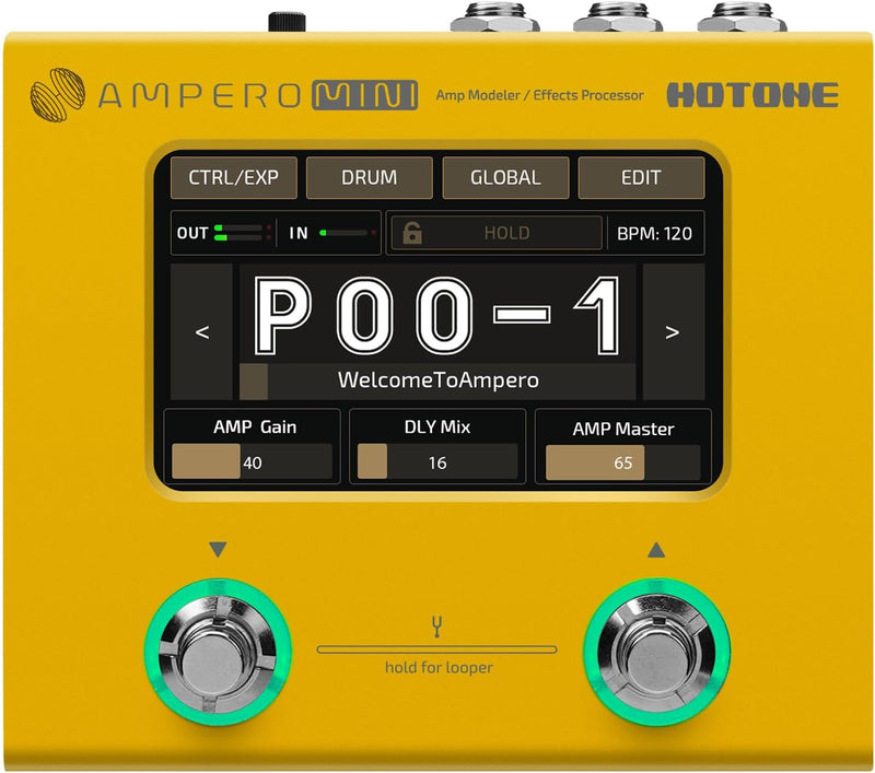 Hotone Marigold Hotone MP-50MT Ampero Mini Amp Modeler & Effects Processor, (with 9V power supply) MP-50MG Buy on Feesheh