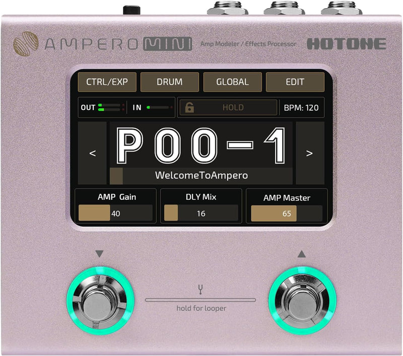 Hotone Purple Taro Hotone MP-50MT Ampero Mini Amp Modeler & Effects Processor, (with 9V power supply) MP-50PT Buy on Feesheh