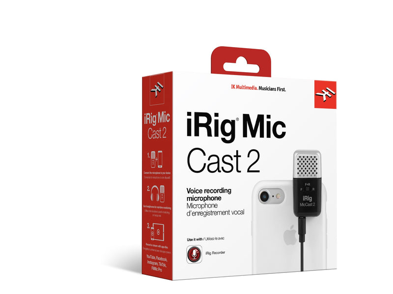 IK Multimedia Microphones IK Multimedia iRig Mic Cast 2 iOS Microphone IP-IRIG-CAST2-IN Buy on Feesheh