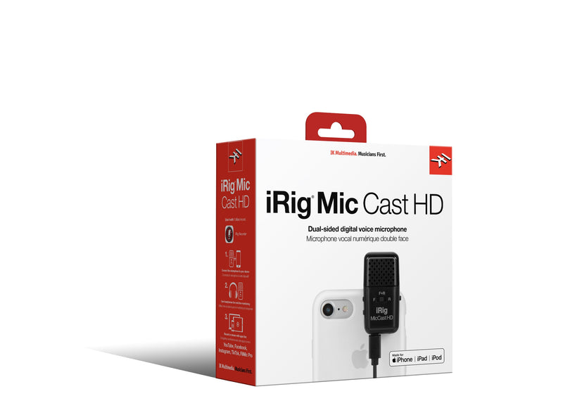 IK Multimedia Microphones IK Multimedia iRig Mic Cast HD iOS Microphone IP-IRIG-CASTHD-IN Buy on Feesheh