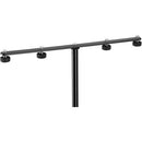 K&M Microphones K&M Four Microphone Mounting Bar with 5/8" Locking Screws 23600-500-55 Buy on Feesheh