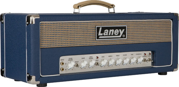 Laney Guitar Amp Laney 50W Class A, Lionheart Tube Head with Rev., Footswitch and Cover - L50H L50H Buy on Feesheh
