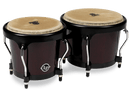 LP Percussion LP Aspire 6 3/8 - 8" Bongo OAK Dark Wood Finish Black Hardware LPA601-DW Buy on Feesheh